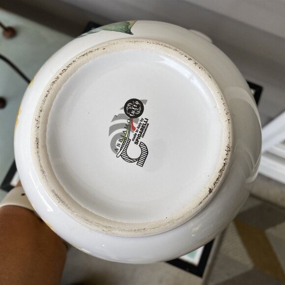 Vintage Pitcher Creamer Abbiamo Tutto by Spigarelli Sunflower Made in ITaly - Picture 8 of 8